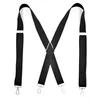 Adult 4 Clip Male Hook Buckle Black Triangle Back Strap Clip