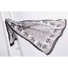 Fashion custom printed silk chiffon scarves shawls