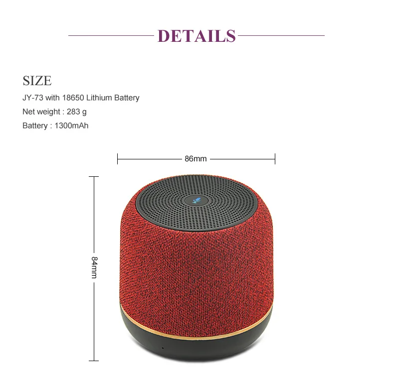 Factory price Bluetooth speaker 3W*2 Digital screen Potable Speaker with USB FM TF function - ANKUX.COM