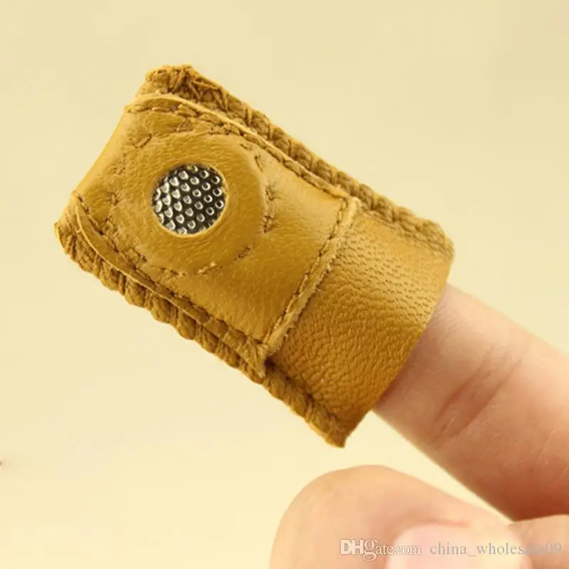 Finger Leather Thimble Sheepskin With Metal Tip For Sewing Needle Quilting
Finger Leather Thimble Sheepskin With Metal Tip For Sewing Needle Quilting
