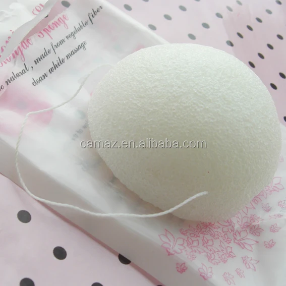 camaz 100% natural konjac sponge body& face with different shape