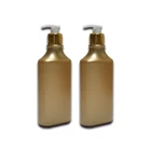 pet plastic bottles for shampoo 300ml shampoo empty bottles designer hair oil bottle packaging for hair wash