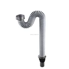 New design 1.5 inch Plastic tube Kitchen sink waste kit drainpipe pipe
