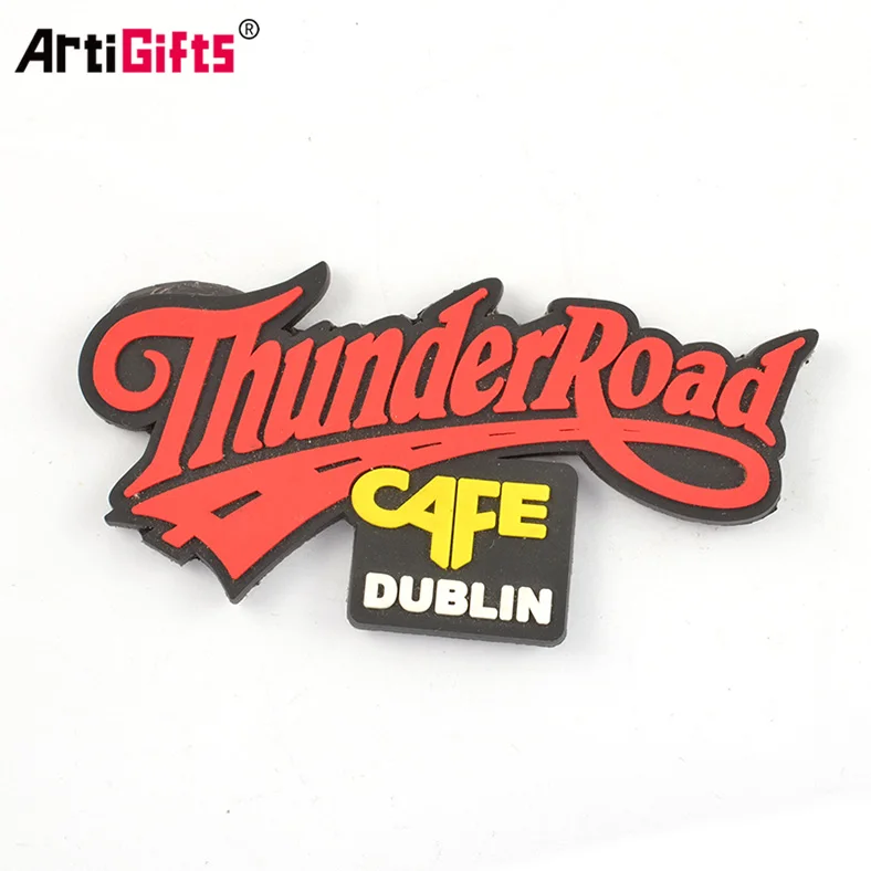 Cheap custom 3d raised rubber fridge magnet