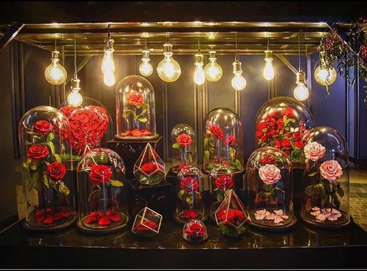 wholesale wedding decoration preserved real roses flower