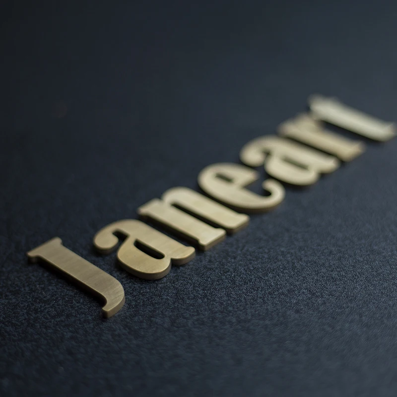 Decorative Small Metal Letters And Numbers Stainless Steel Letters