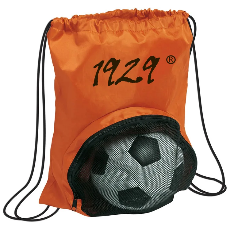 polyester football soccer sport backpack gym waterproof drawstring bag wholesale with custom printed logo
polyester football soccer sport backpack gym waterproof drawstring bag wholesale with custom printed logo