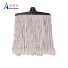 Factory suplply cheap long plastic clip cotton mop head refill