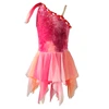 NT025 Lyrical Dress Flower Bodice High Low Splicing Tutu Dancewear Princess Dress up