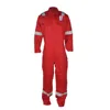 Fire retardant safety coverall protective coverall with reflective tape workwear for oil and gas industry