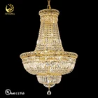 Crystal hanging decor crystal lamp finial cheap empire french basket chandelier lighting wholesale lamp