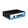 sc connector 4 port poe net reverse switch 1 port fiber uplink