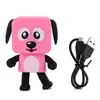 Cute children toy 4 hour rechargeable battery life dance dog speaker 3W audio dancing robot speaker