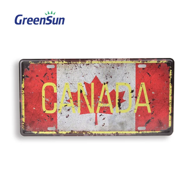 souvenir license plate