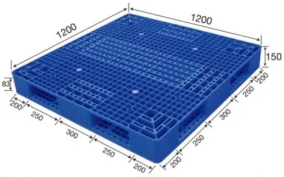 hot sale virgin HDPE plastic pallet for cold room storage with high duty