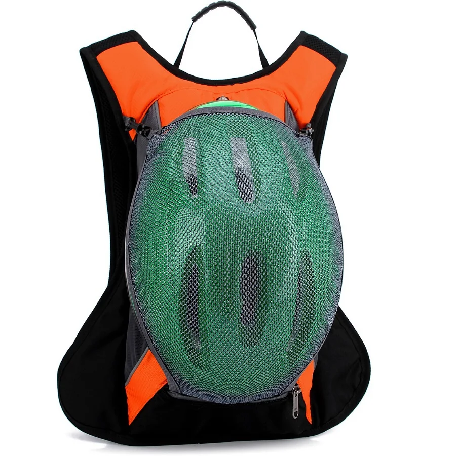 riding backpack of can place helmet water bottle breathable Lightweight bike riding backpack Waterproof outdoor riding backpack