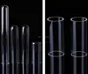 Various Shapes Clear Quartz Glass Tub Fused Transparent Silica Glass Tube