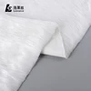 Good quality knitted white color plush long pile faux fur fabric