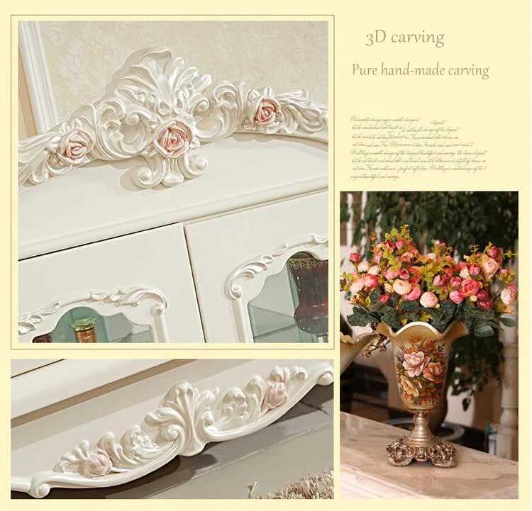 Antique High Living Room Wooden furniture lcd TV Stand pfy10043