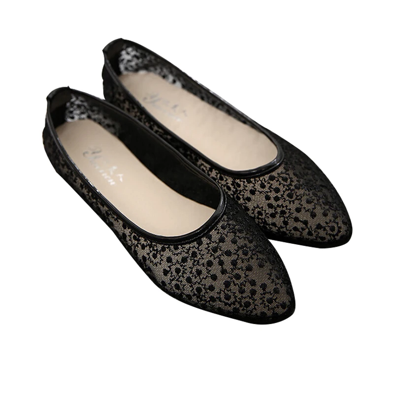 womens lace flats