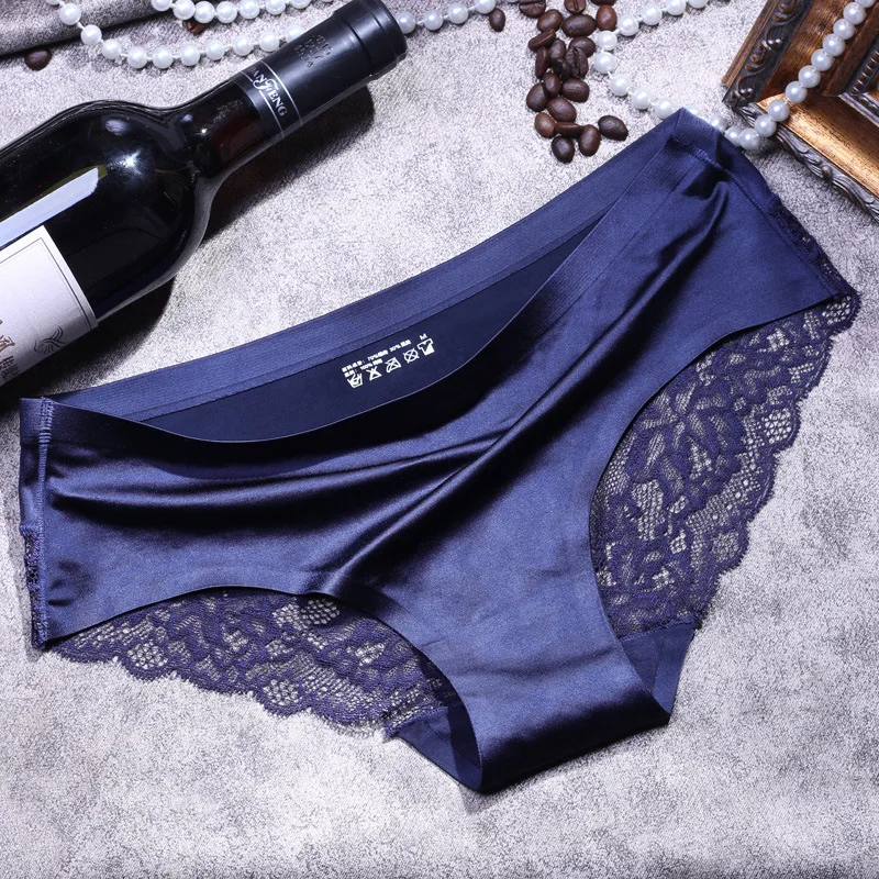 Women's Sexy Lace Panties Seamless Underwear Briefs Silk for Girls Ladies Bikini Transparent Lingerie
Women's Sexy Lace Panties Seamless Underwear Briefs Silk for Girls Ladies Bikini Transparent Lingerie