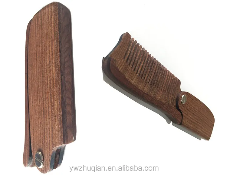 High quality sandalwood wooden comb for hair beard comb wood