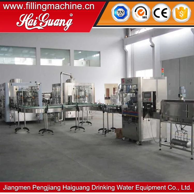 Factory manufacturer supply carbonated beverage filling systems/bottle juice production line
