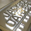 outdoor neon office sign light font led moving message display sign