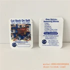 White Kraft Paper Pepper Packet Paprika Packaging Bag Seasoning Packing Pouch Condiment Sachets