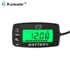 Runleader Digital LCD Battery Voltage Meter Capacity Tester Indicator