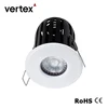 New Design Ceiling Light Recessed ip65 led cob downlight Fire rated Vertex