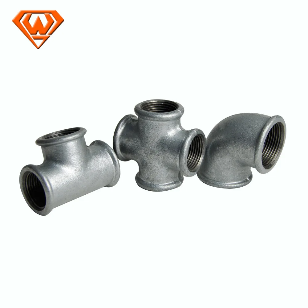 Shanxi Goodwill Galvanized Beaded Malleable cast iron pipe fittings