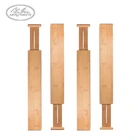Expandable Drawer Dividers, Kitchen Drawer Organizer, Bamboo Drawer Divider Set
