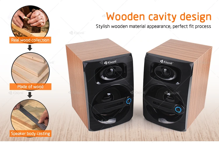 New big bass wired usb speaker, 5V power 2.0 computer pc mini speaker - ANKUX.COM