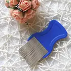 Durable Plastic Handle Human Kid Child Girl Hair Cleaning Anti Lice Nit Louse Tick Flea Free Terminator Removing Comb