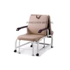 PVC leather adjustable hospital clinic attendant bed cum chair