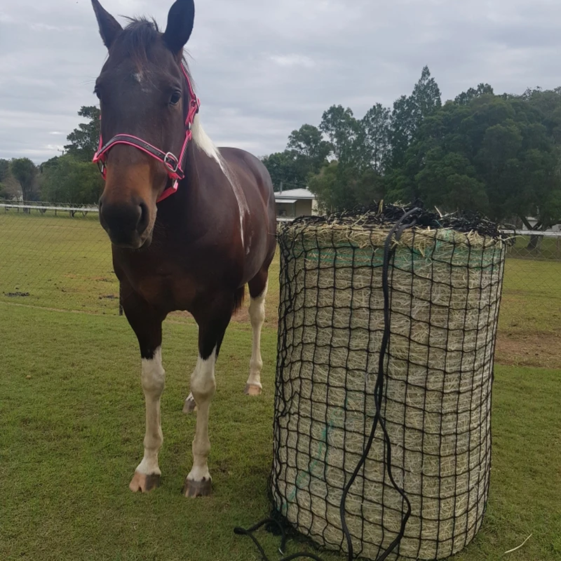 Custom Black Slow Feed Hay Net For Round Bale With Cheap Price