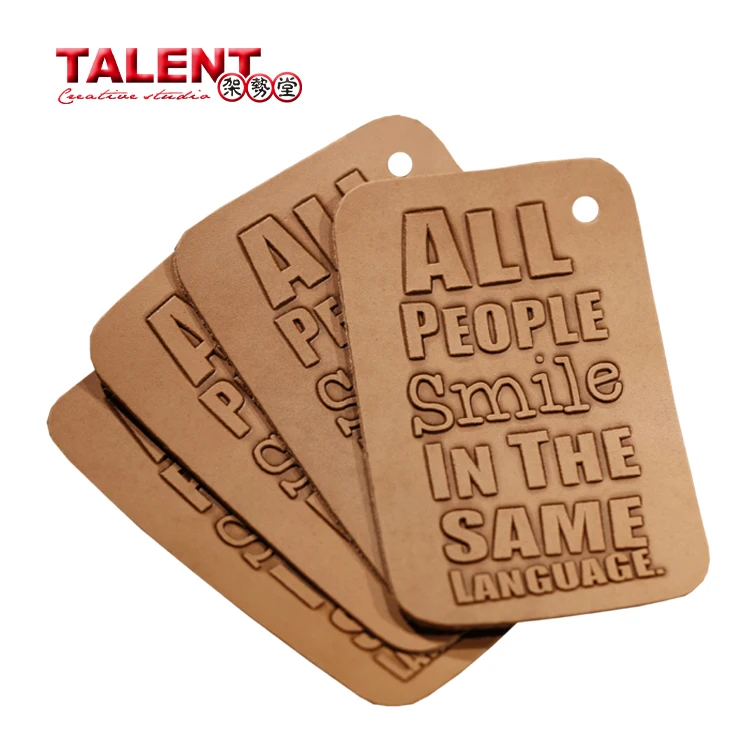 custom private brand logo leather patch label for jeans
