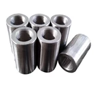 Rebar Thread Parallel Rebar Coupler Straight Parallel Thread Rebar Coupler Steel Hollow Round Bar