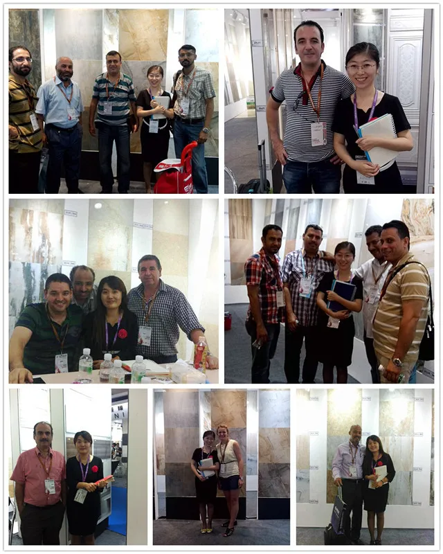 Home decoration china ceramic glazed wood parquet tiles