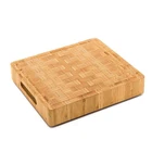 Professional Bamboo Professional Antibacterial Butcher Block Large End Grain Bamboo Cutting Board