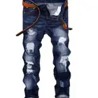 2019 new designs biker mens denim jeans