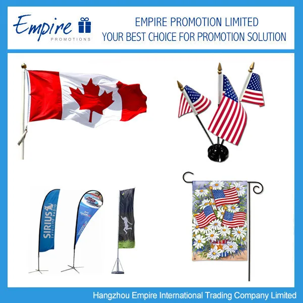 Promotional whosale hot selling advertising beach flag