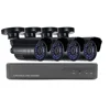 Hybrid DVR Security System ahd camera cctv kit AHD TVI CVI NVR with 4 720p Outdoor Bullet Camera