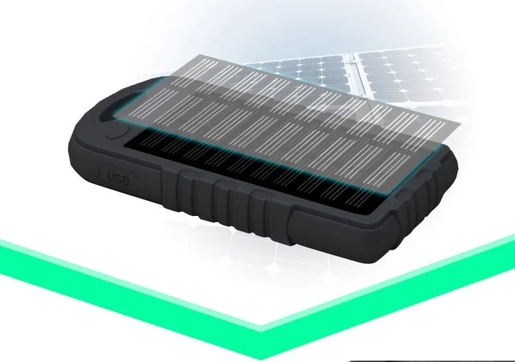 Waterproof solar power bank 60000mah solar portable charger for iphone 7 charger - ANKUX.COM