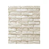 Artificial indoor interior stone veneer wall cladding white brick tiles