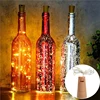 DIY Mini Micro Glass Craft Wine Stopper Bottle Battery Powered LED Copper Wire Fairy String Light For Holiday Party Decoration