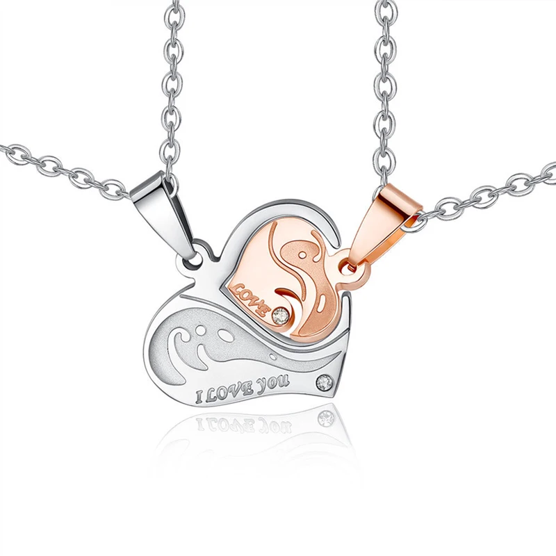 Personalized engraved letters heart-shaped detachable necklace N80 pendant popular couple's jewelry
Personalized engraved letters heart-shaped detachable necklace N80 pendant popular couple's jewelry