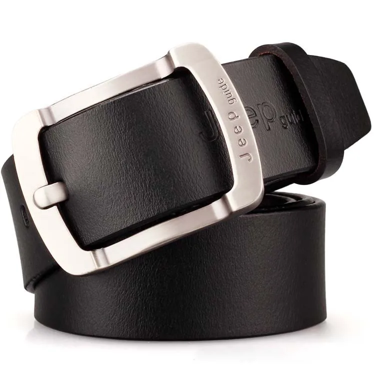 2015 Hot Mens Designer Belts High Quality Cowhide Pin Buckle Cinto Masculino Marca Leather Mens Luxury Belt Black/Brown