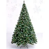 cone shape decorative pine PVC Christmas tree with pine cone